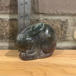 Ocean Jasper Rabbit Carving